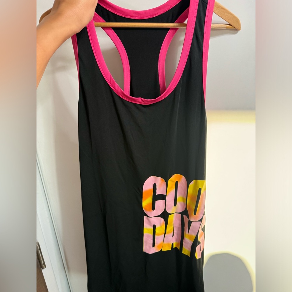 Plus size 2XL beach cover up racer back black Cool Days SHEIN Vacay beach dress